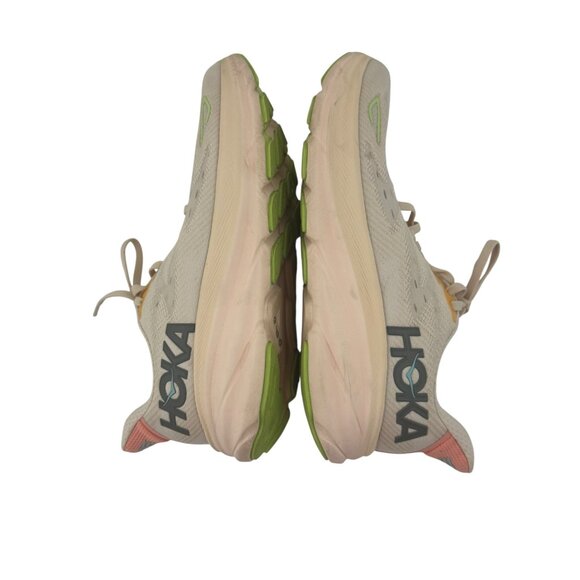 Hoka Cream and Orange Athletic Shoes - Picture 3 of 13